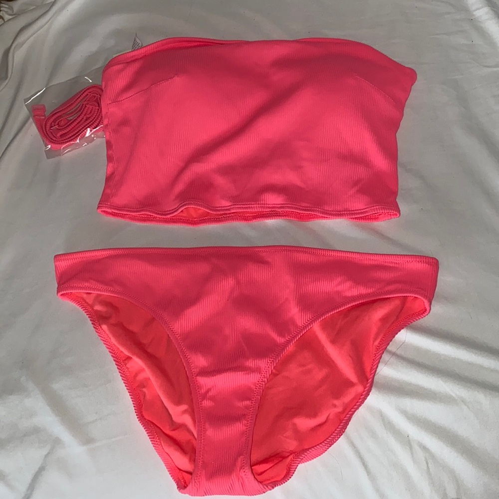 2 piece bathing suit.